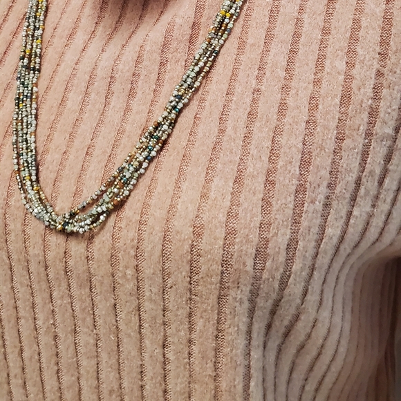[The Limited] Sweater Rib Knit Turtleneck (Camel) - Picture 7 of 7